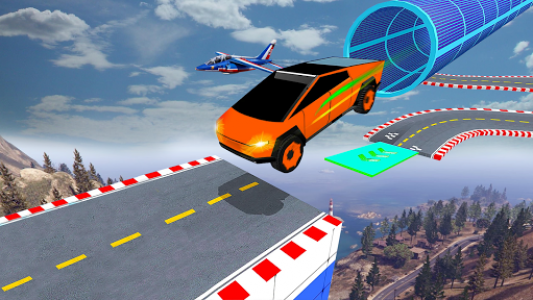 اسکرین شات بازی Cyber Truck Simulator: Stunt Racing Game 5