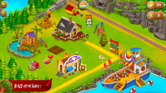 اسکرین شات بازی Family Farm Games - Farm Sim 1