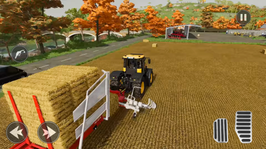 اسکرین شات بازی Real Farm Tractor Trailer Game 4