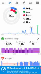 اسکرین شات 1 برنامه Notify for Mi Band 1-7 (Old)