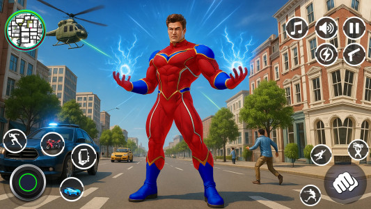 اسکرین شات 2 بازی Hero Rescue: Open World Crime