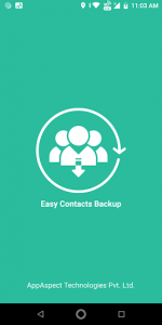 اسکرین شات برنامه Easy Contacts Backup - Smart Contacts Manager 1