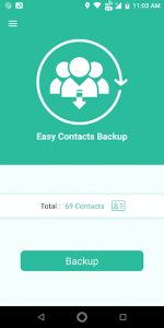 اسکرین شات برنامه Easy Contacts Backup - Smart Contacts Manager 3
