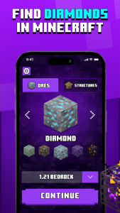 اسکرین شات برنامه Diamond Finder for MC & MCPE 1