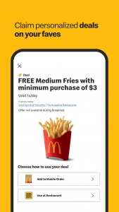 اسکرین شات برنامه McDonald's 4