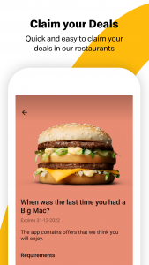 اسکرین شات برنامه McDonald's 4