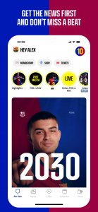 اسکرین شات 2 برنامه FC Barcelona Official App