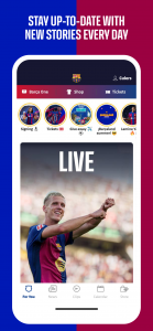 اسکرین شات برنامه FC Barcelona Official App 2