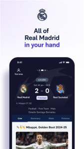 اسکرین شات 1 برنامه Real Madrid