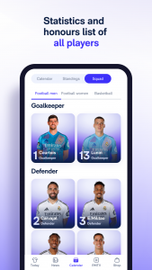 اسکرین شات 5 برنامه Real Madrid