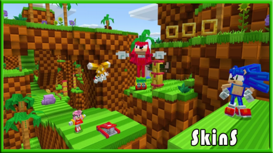 اسکرین شات برنامه Skins Sonic for Minecraft PE 4