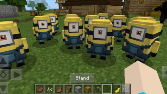 اسکرین شات برنامه Mod Minions Yellow Craft For Minecraft PE 2
