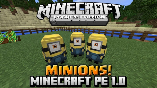 اسکرین شات برنامه Mod Minions Yellow Craft For Minecraft PE 1