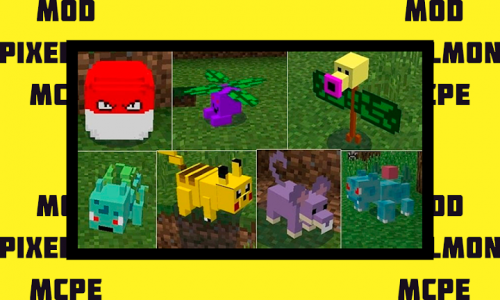 اسکرین شات برنامه New mod Pixelmon for Minecraft PE 1