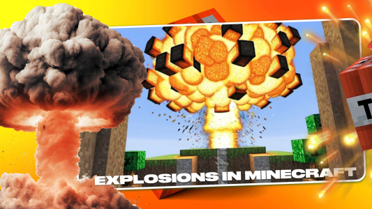 اسکرین شات 2 برنامه Nuke Bomb: TNT Minecraft Mod
