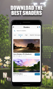 اسکرین شات برنامه Realistic Shader Mod Minecraft 3