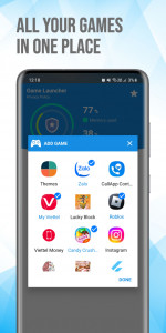 اسکرین شات برنامه Game Launcher: Gaming Hub App 3