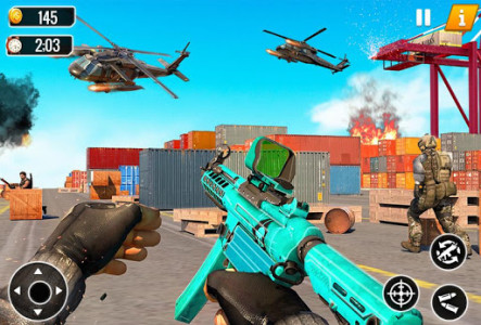 اسکرین شات بازی FPS Gun Strike Counter Terrorist Critical Ops Game 1