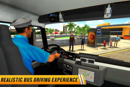 اسکرین شات برنامه Bus Simulator 2019 - City Coach Bus Driving Games 2