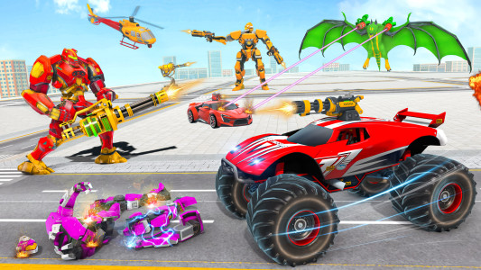 اسکرین شات 5 بازی Truck Robot Car Transform Game