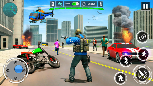 اسکرین شات برنامه Police Car Chase - Crime City 1