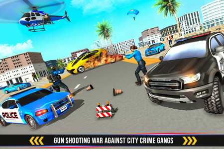 اسکرین شات برنامه Police Car Chase - Crime City 2