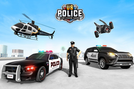 اسکرین شات برنامه Police Car Chase - Crime City 3