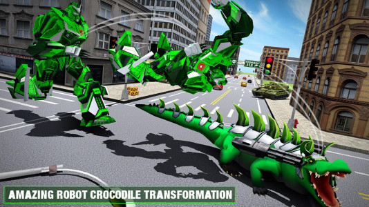 اسکرین شات بازی Crocodile Robot Transform Game 6