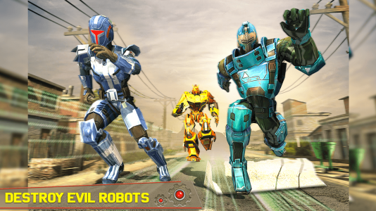 اسکرین شات 5 برنامه Tank Robot Multi Transform Car