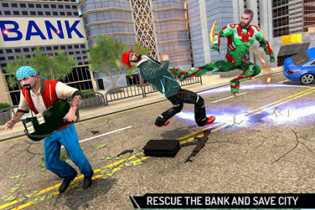 اسکرین شات برنامه Superhero Crime Simulator - Real Gangster Games 4