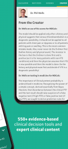 اسکرین شات برنامه MDCalc Medical Calculator 2