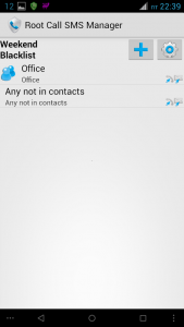 اسکرین شات برنامه Root Call SMS Manager 2
