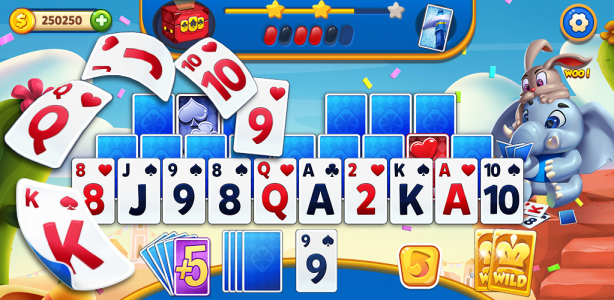 اسکرین شات بازی Solitaire Tripeak Travel 6