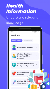 اسکرین شات 4 برنامه Blood Pressure App