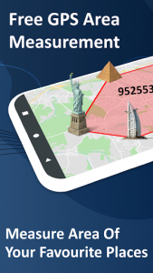 اسکرین شات برنامه GPS Field Area Measurement – Area Measuring app 1