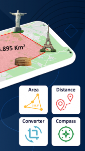 اسکرین شات برنامه GPS Field Area Measurement – Area Measuring app 2