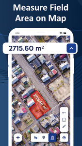اسکرین شات برنامه GPS Field Area Measurement – Area Measuring app 3