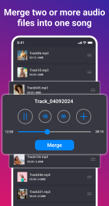 اسکرین شات 2 برنامه Audio Editor, Music Cutter