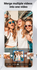 اسکرین شات 2 برنامه Video Cutter, Merger & Editor