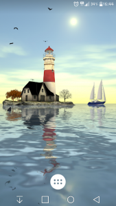 اسکرین شات برنامه Lighthouse 3D Live Wallpaper 5