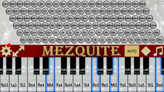 اسکرین شات برنامه Mezquite Piano Accordion Free 4