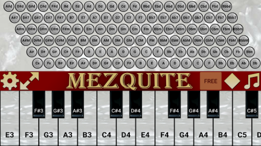 اسکرین شات برنامه Mezquite Piano Accordion Free 3
