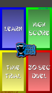 اسکرین شات بازی Multiplication Ninja 1