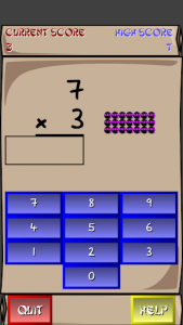 اسکرین شات بازی Multiplication Ninja 6