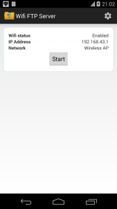 اسکرین شات 2 برنامه WiFi FTP Server