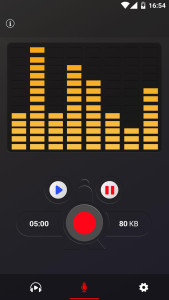 اسکرین شات 1 برنامه Voice Recorder