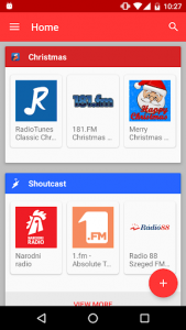 اسکرین شات برنامه Internet Radio Player - Shoutcast 5