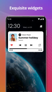 اسکرین شات برنامه Music player 7