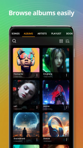 اسکرین شات برنامه Music player 6