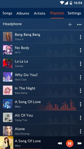 اسکرین شات برنامه Music player 4